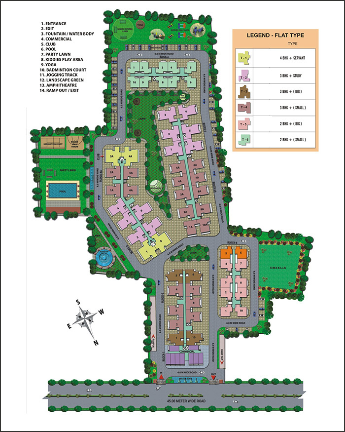 rajnagar residency master plan